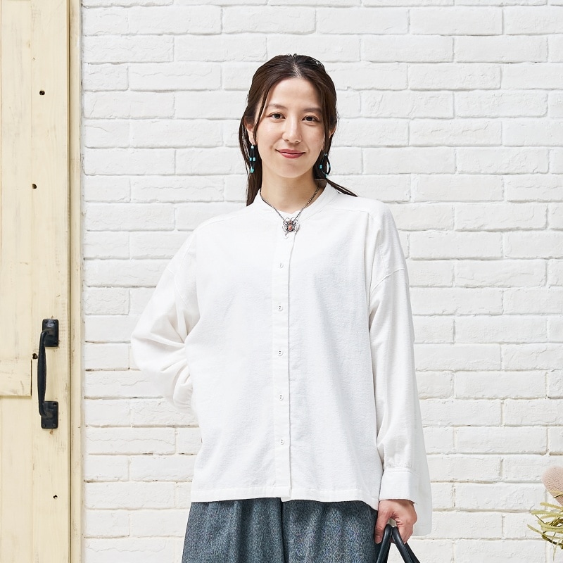 コットンパッチ藍染めパンツ｜マライカ公式通販