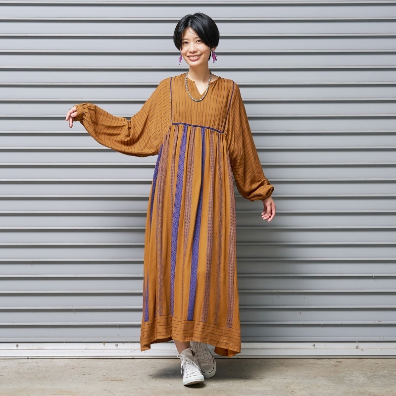 アジャラクプリントワンピース｜マライカ公式通販