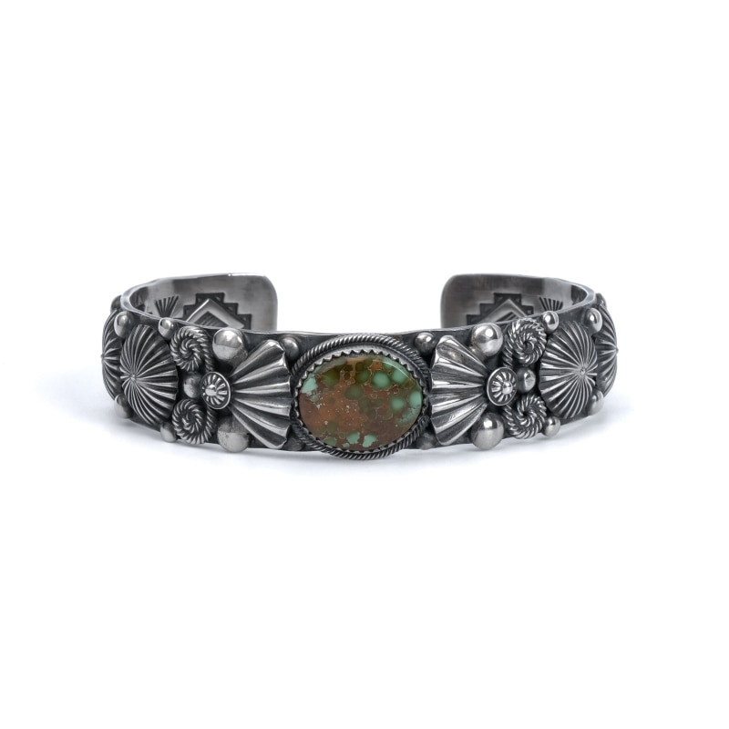 インディアンジュエリー　バングル　スターリングシルバー　J BLACGOAT INDIAN JEWELRY - ☆新品未使用品 インディアンジュエリー
