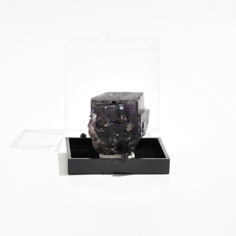 オコルス鉱山　フローライト原石　鉱物 ナミビア・オコルス鉱山 フローライト原石 〈ケース付き