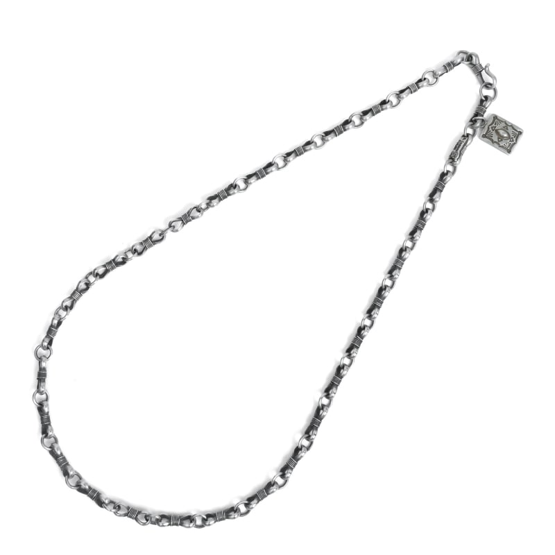 MALAIKA マライカ ネックレス　 シルバー　ホピチェーン　チェーン 60cm 3.5mm幅 ナバホハンドメイドチェーンHCOX ホピチェーン