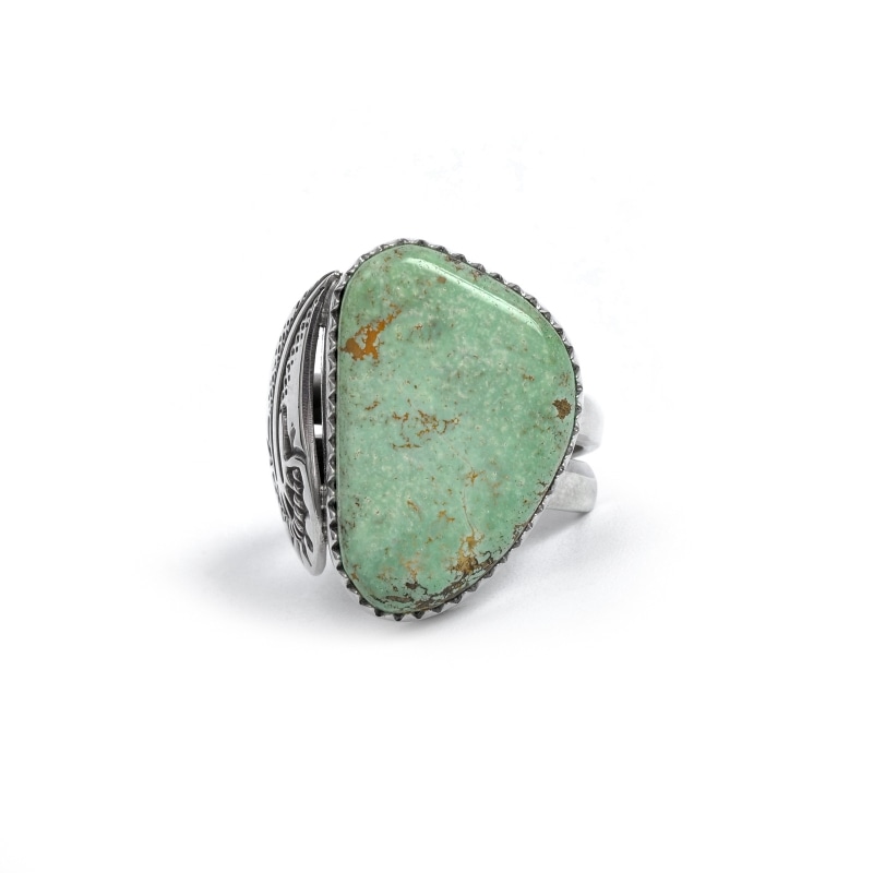 13号 スティーブイエローホース キャリコレイク リング