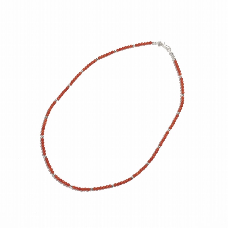 45cm ナバホ族 Reva Goodluck コーラル ネックレス