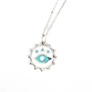トルコイーブルアイチャームネックレス【メール便可】｜マライカ公式通販