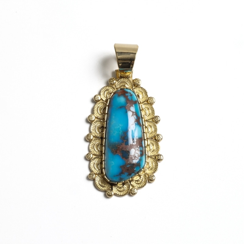 マシューチャーリー ビズビー×総18金 ペンダント