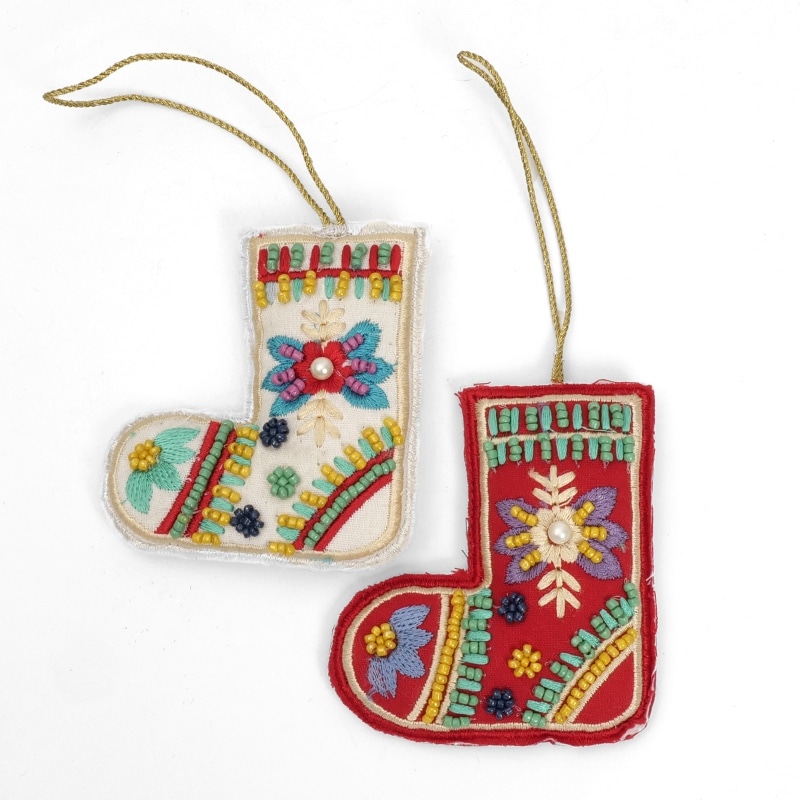 刺繍ソックスハンギング　【メール便可】