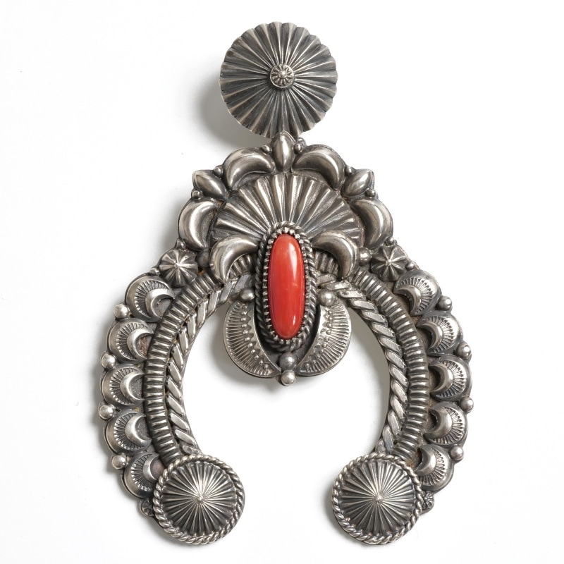 シルバー ペンダント インディアンジュエリー　マライカ　希少デルバードバンデバー Wil Vandeverウィルヴァンデバーのインディアンジュエリー｜マライカ