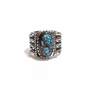 27号相当 アーニーリスター ビズビー×インゴットシルバー リング