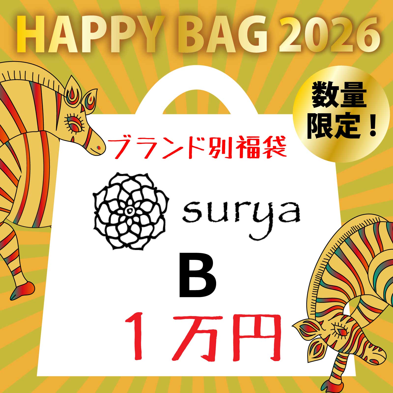 予約販売】 ブランド福袋2026 【surya Bタイプ】 1万円｜マライカ公式通販