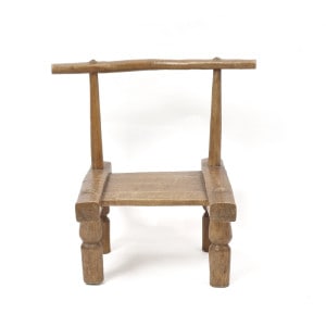 アフリカ バウレ族の椅子 バウレ族の椅子 アフリカの家具 スツール （p578-11） - アフリカ雑貨