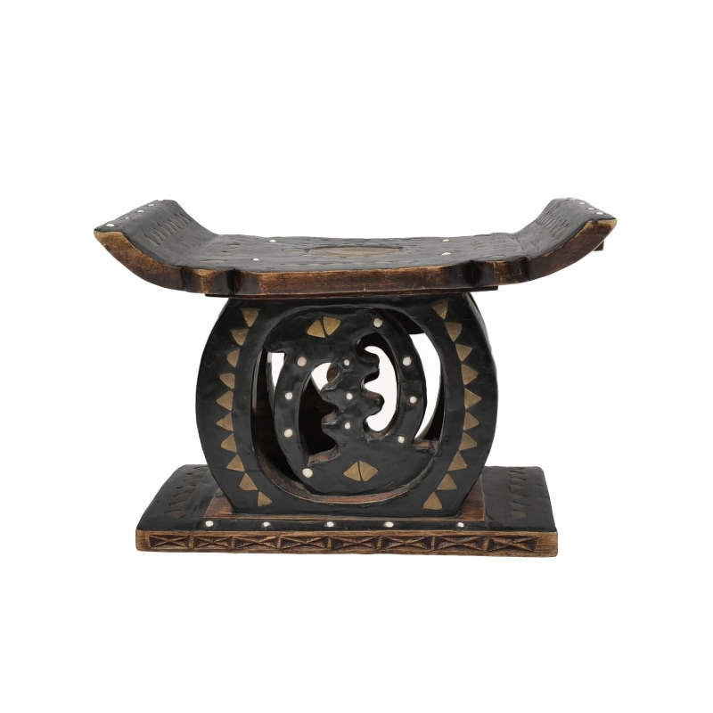 アシャンテ族　ハンドメイドスツール【送料1000円込】