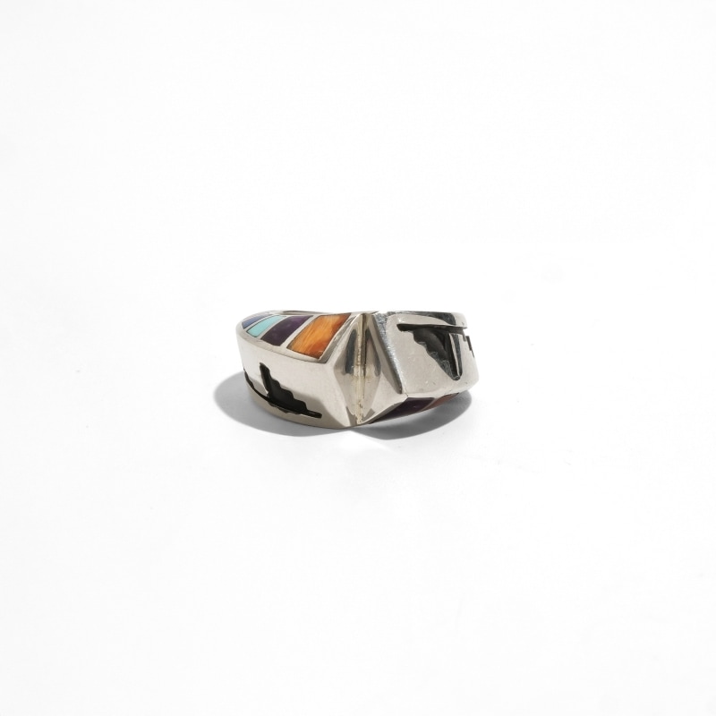 10号相当 ロンパーカー インレイ×オーバーレイ リング