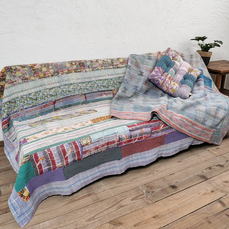 ヴィンテージグドゥリー パッチワークマルチクロス｜マライカ公式通販