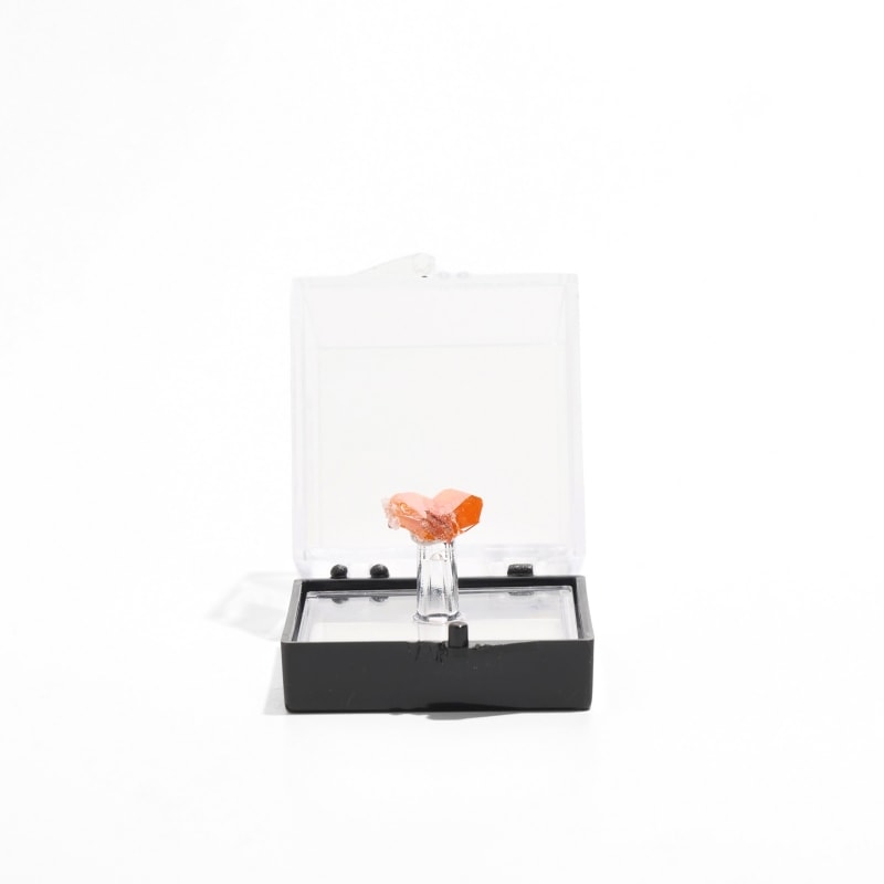 アメリカ・アリゾナ州産 ウルフェナイト結晶標本〈ケース付き〉