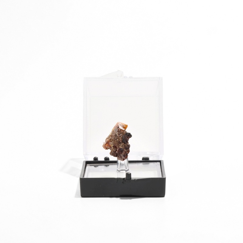 アメリカ・アリゾナ州産 ウルフェナイト結晶標本〈ケース付き