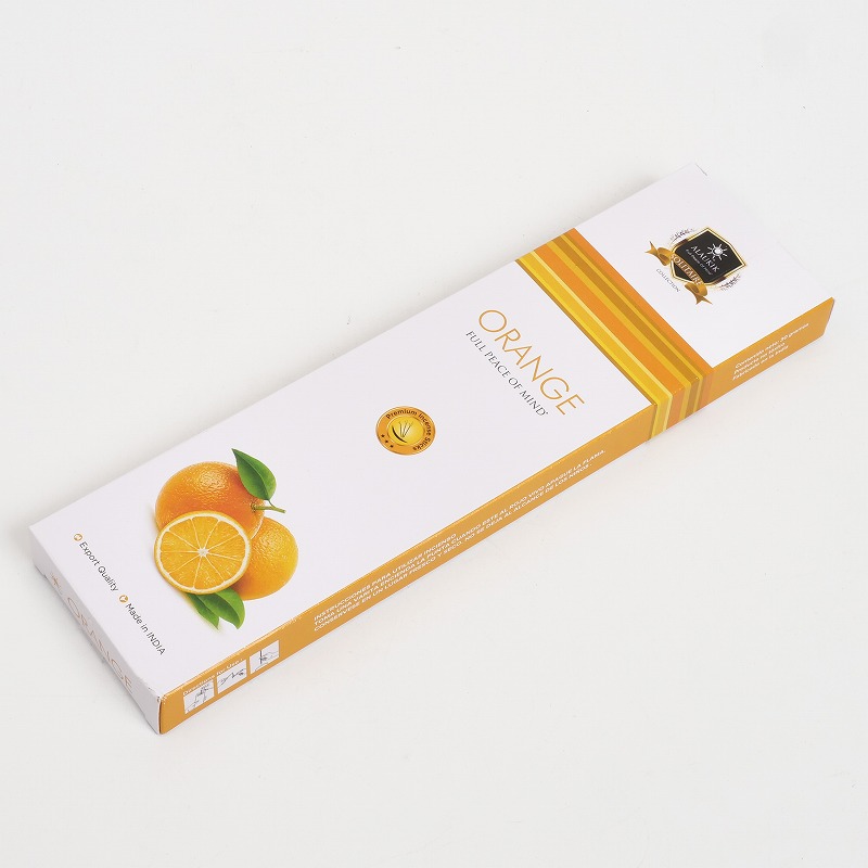 Alaukik スティック香 オレンジ30g 20本入り【メール便可】｜マライカ