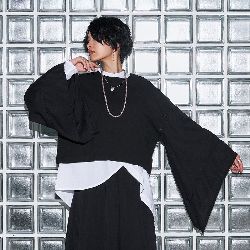 ミックスファブリックアレンジプルオーバー｜マライカ公式通販