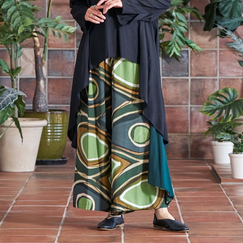 ハンドブラッシングコンビパンツ｜マライカ公式通販