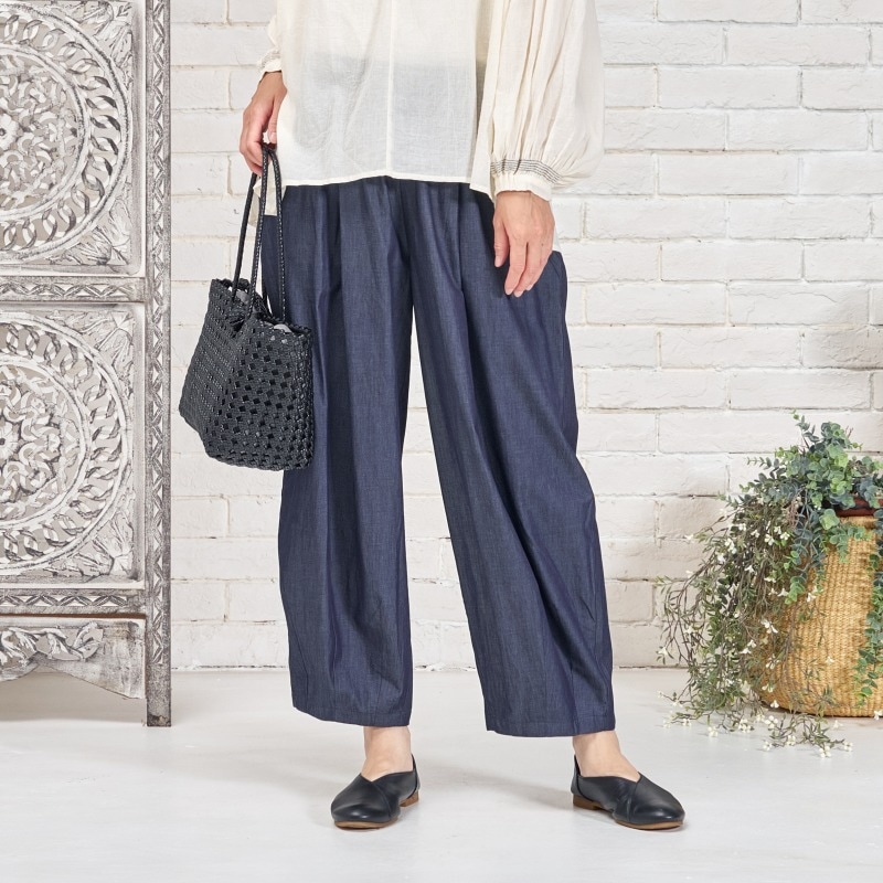 デニムコクーンパンツ