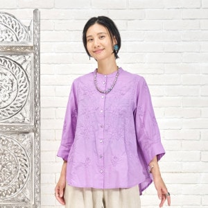 ラクノウ刺繍ブラウス｜マライカ公式通販