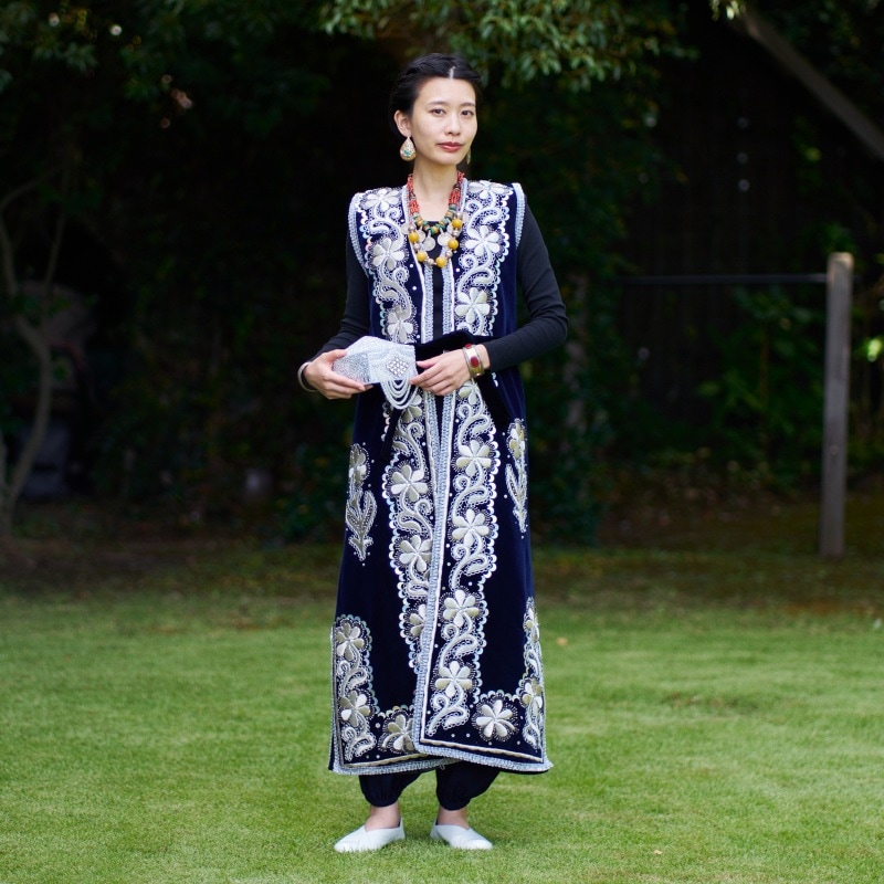 ウズベキスタン花嫁衣装　ケリン・リボシ