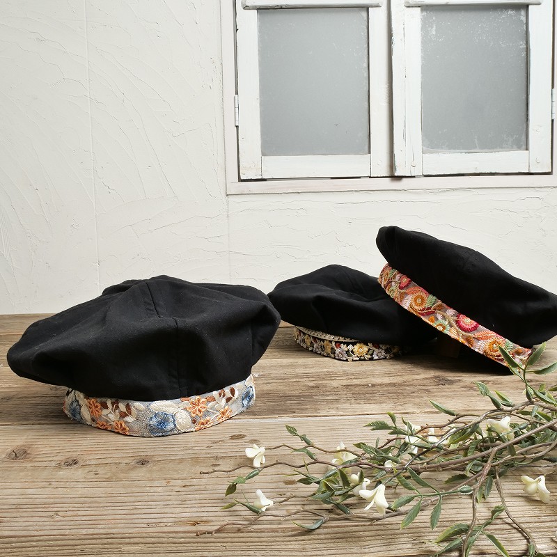 刺繍リボンベレー　【メール便可】