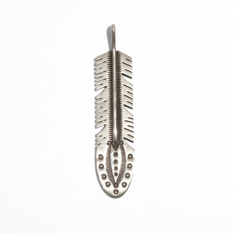 ハーマンスミス スタンプワーク フェザーペンダント