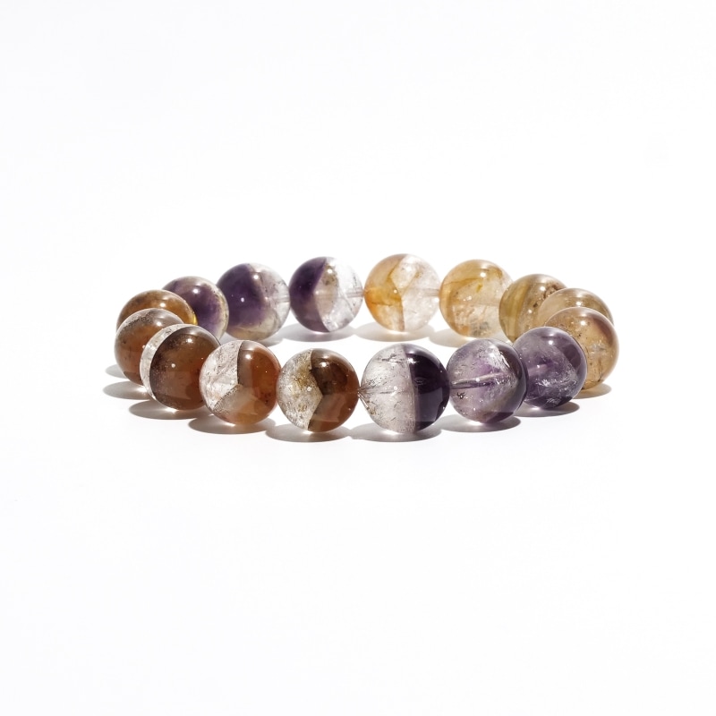 ブラジル産 ドリームコートレムリアン丸玉ブレスレット 13mm