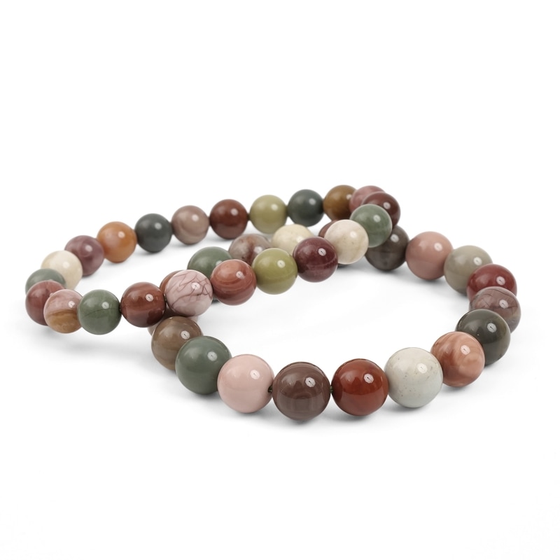 阿拉善瑙組丸玉 アラシャンアゲート ブレスレット【メール便可