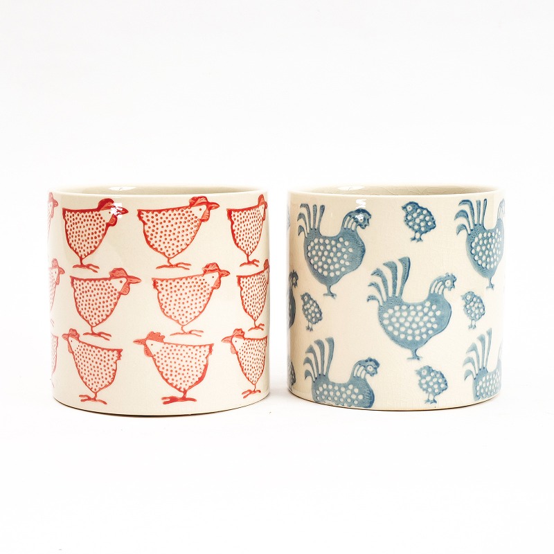 トリスタンプセラミックプランター 植木鉢 4.5号鉢｜マライカ公式通販