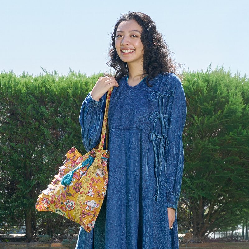 ラピドプリントフリルバッグ