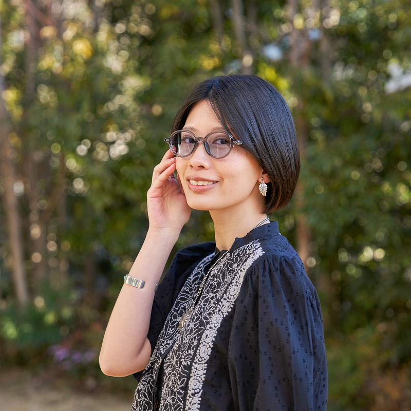 カラーレンズグラス　オーバルボールドセル