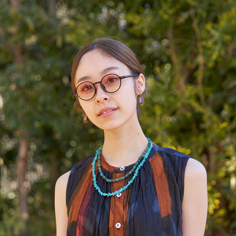 カラーレンズグラス　ラウンドカラーセル　UVカット加工