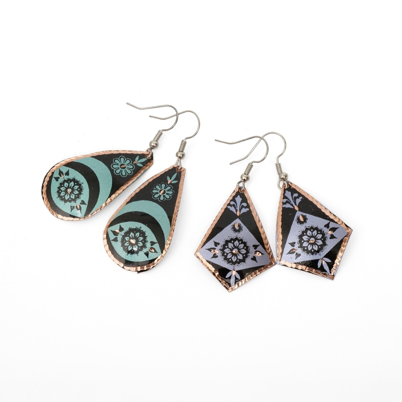 トルコバクルピアス 　フラワー【メール便可】