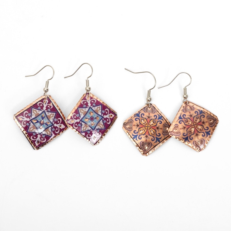 トルコバクルピアス　 スクエア【メール便可】