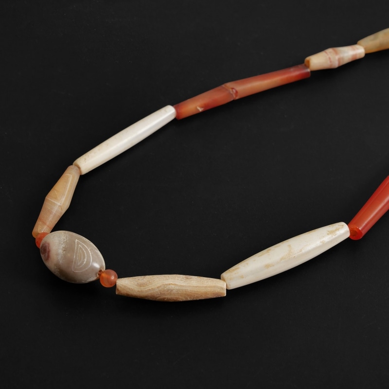 オールドアゲートビーズ一連 【Ancient beads】