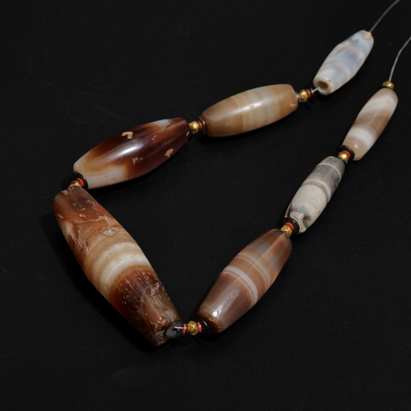 バクトリアンアゲート一連 【Bactrian Agate】