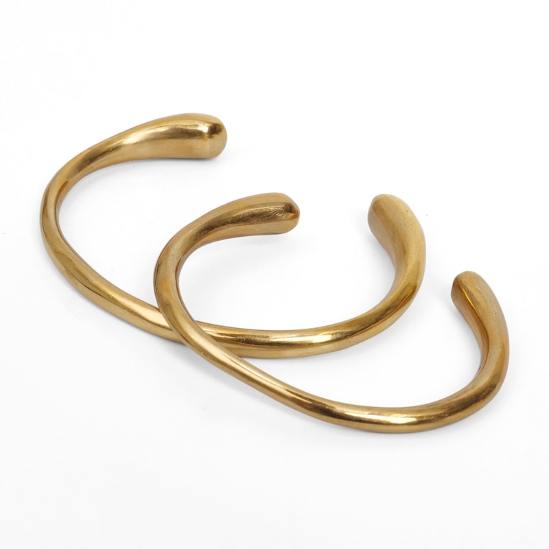 ブラスブレスレット【メール便可】　ケニア