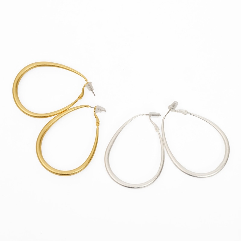 メタルフープピアス【メール便可】