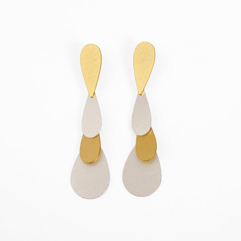 コンビドロップピアス【メール便可】