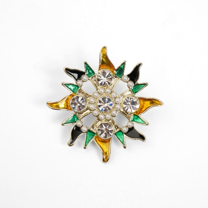 ビーズソレイユブローチ【メール便可】