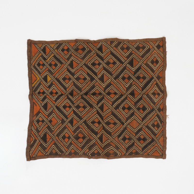 クバ布  51cm×60cm  ラフィア椰子布