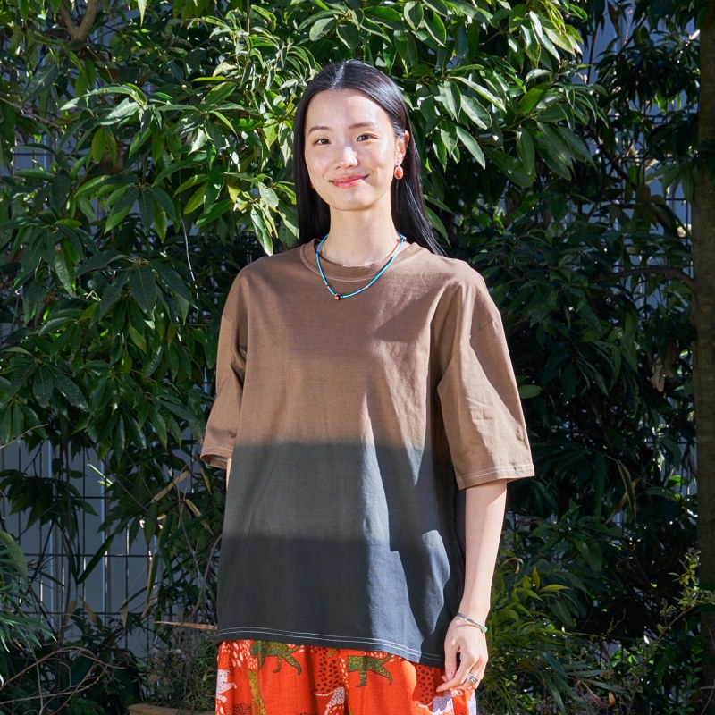 [Uコレ]　トーンダイＴシャツ　【メール便可】