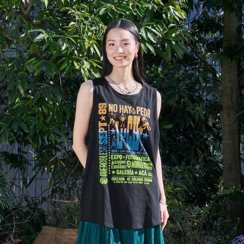 [Uコレ]　ルチャタンクトップ　【メール便可】