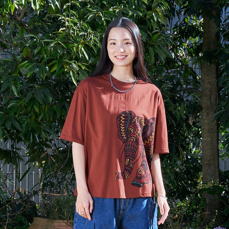 Uコレ] エレファントTシャツ 【メール便可】｜マライカ公式通販