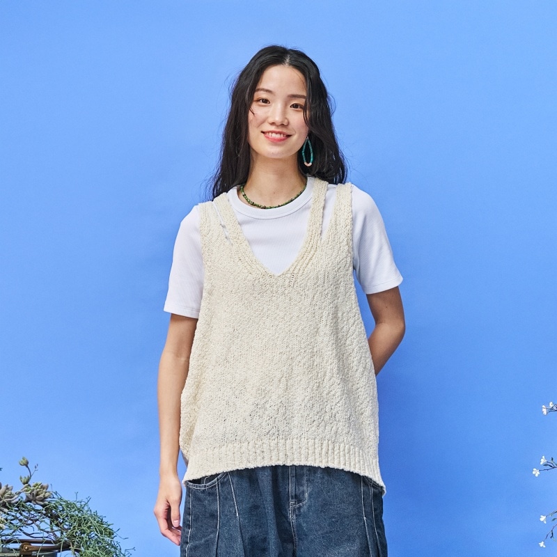 [日本製]　スラブリリーベスト