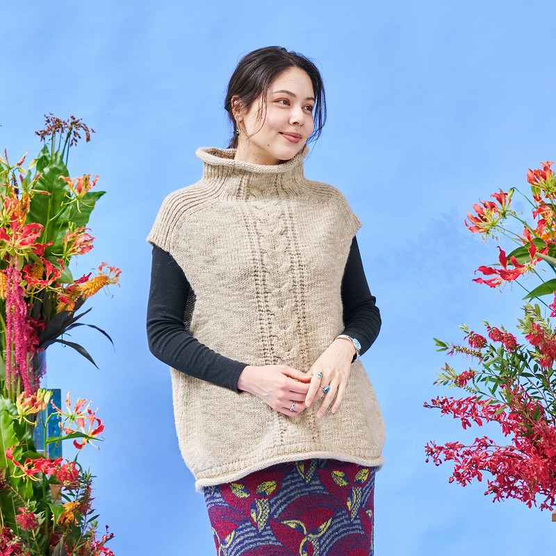 【予約販売】　ウルグアイウールベスト　10月入荷予定