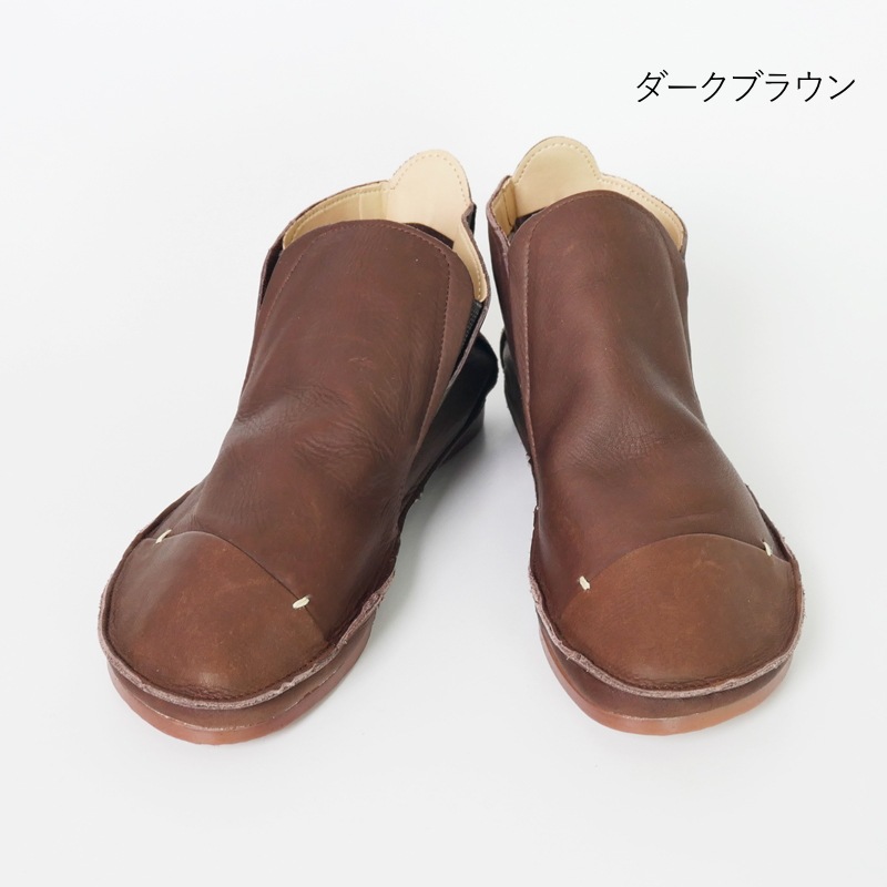 ラッドミュージシャン サイドゴアブーツ 本革 上品 ブラウン 茶色 46 レザーサイドゴアブーツ｜マライカ公式通販