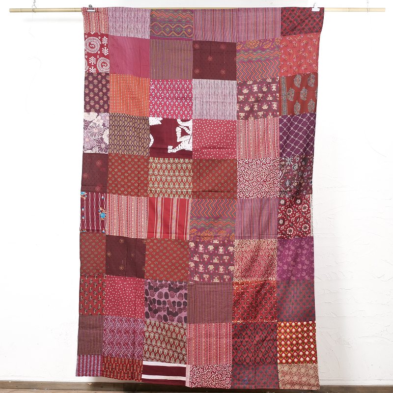 プリントパッチワークマルチクロス 150cm×225cm｜マライカ公式通販