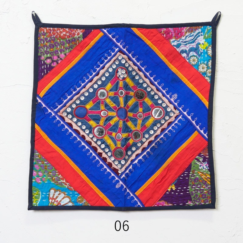 パキスタンミラー刺繍タペストリー パキスタンミラー刺繍タペストリー